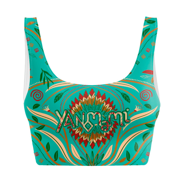 Cropped Regata Verde Água - Yanomami 2025