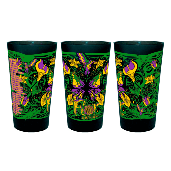 Copo Preto - Flor da vida 2025