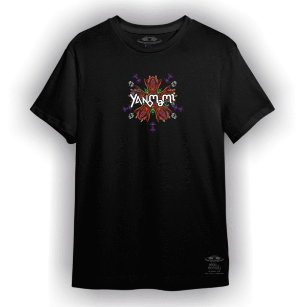 Camiseta Preta com Logo central  - Yanomami 2023