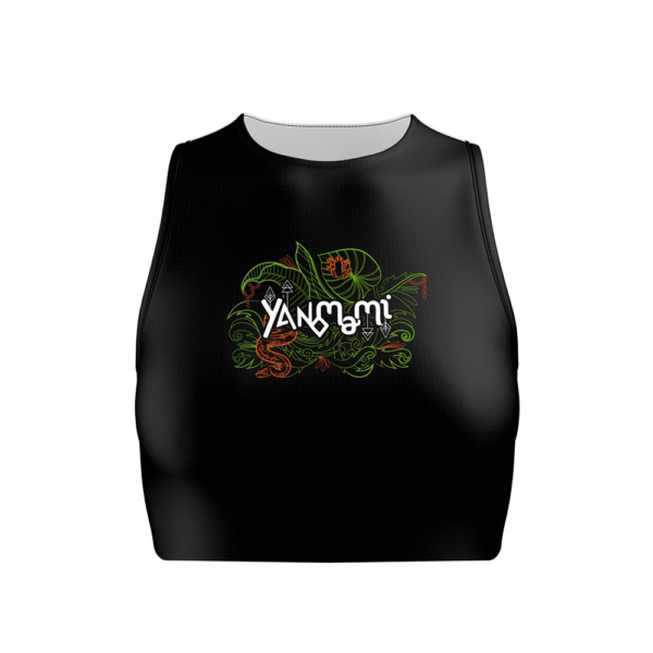 Cropped Nadador Fechado Logo Verde - Yanomami 2023