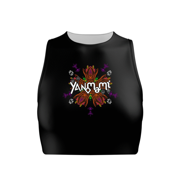 Cropped Nadador Fechado Logo Laranja - Yanomami 2023