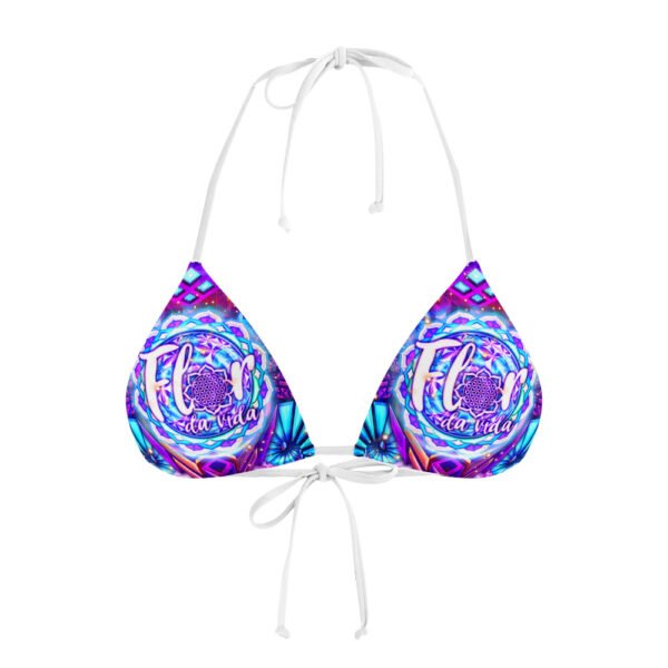 Biquíni Cortininha Roxo Flor da vida 2022