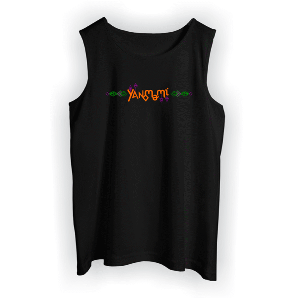 Regata Preta com logo Laranja - Yanomami 2022