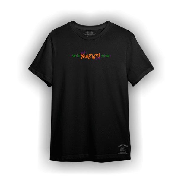 Camiseta Preta com Logo Laranja - Yanomami 2022