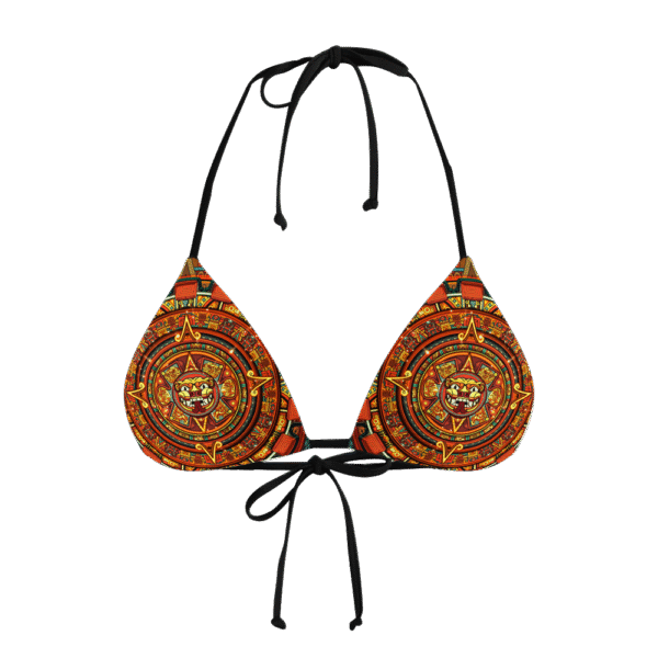 Biquíni Preto Estampado - Maya 2025