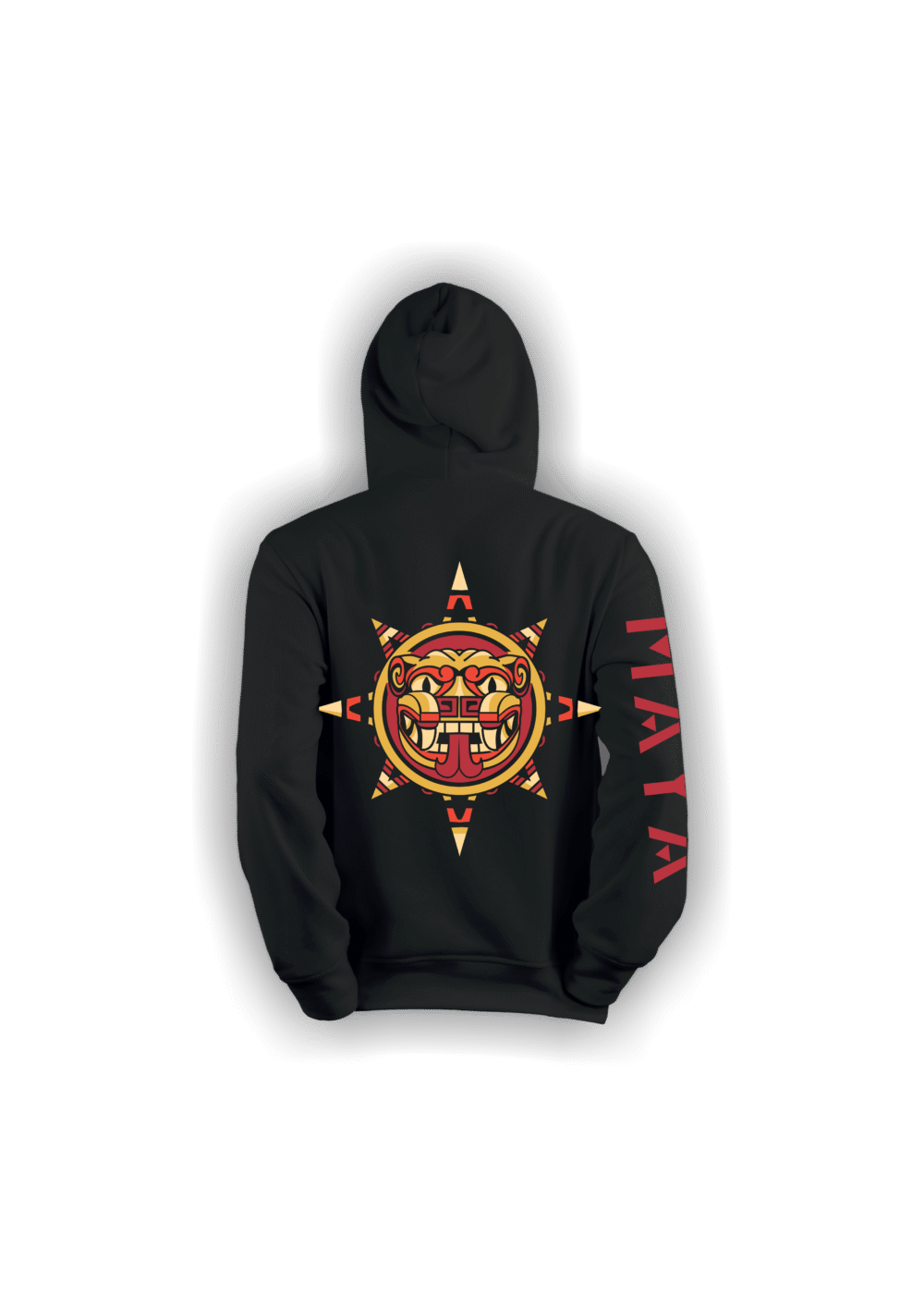 Moletom Preto com Vermelho - Coleção Exclusiva Maya - Imagem 2