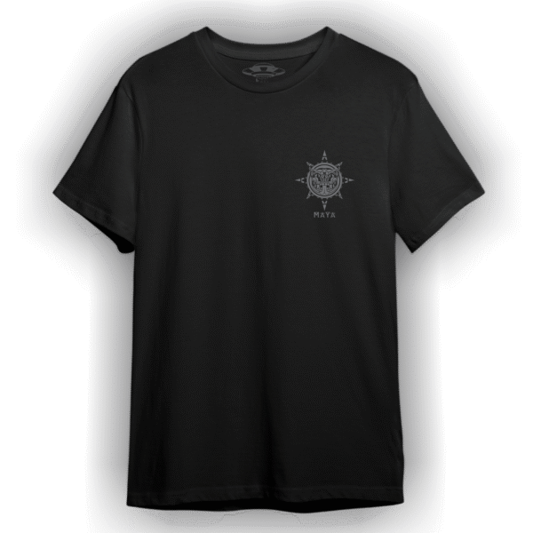 Camiseta Preta e Cinza - Coleção Exclusiva Maya