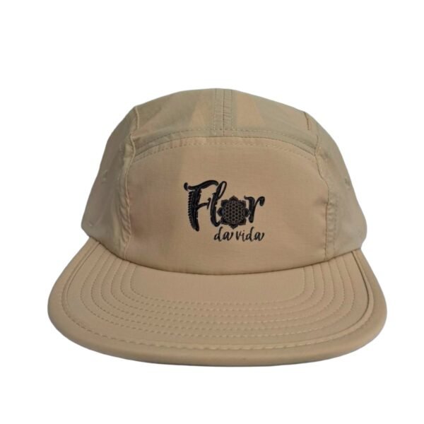 Boné Five Panel Areia - Flor da Vida