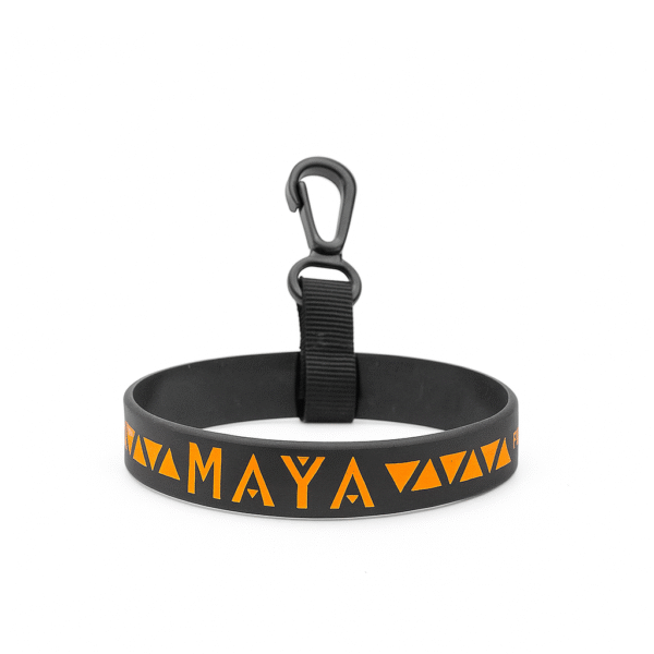 Porta Copo Preto e Laranja - Maya