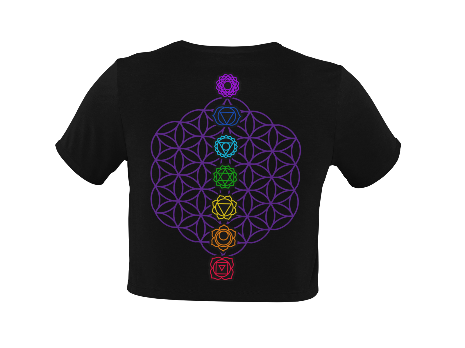 Cropped de Manga curta - Flor da vida 2026 - Imagem 2