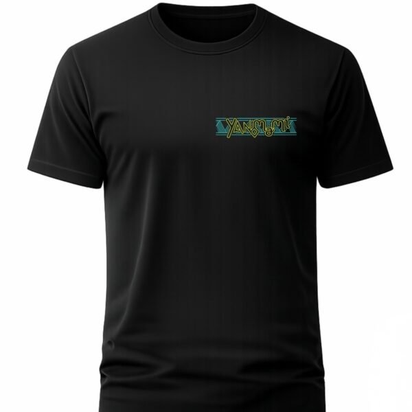 Camiseta Preta com Logo Bege – Yanomami 2026