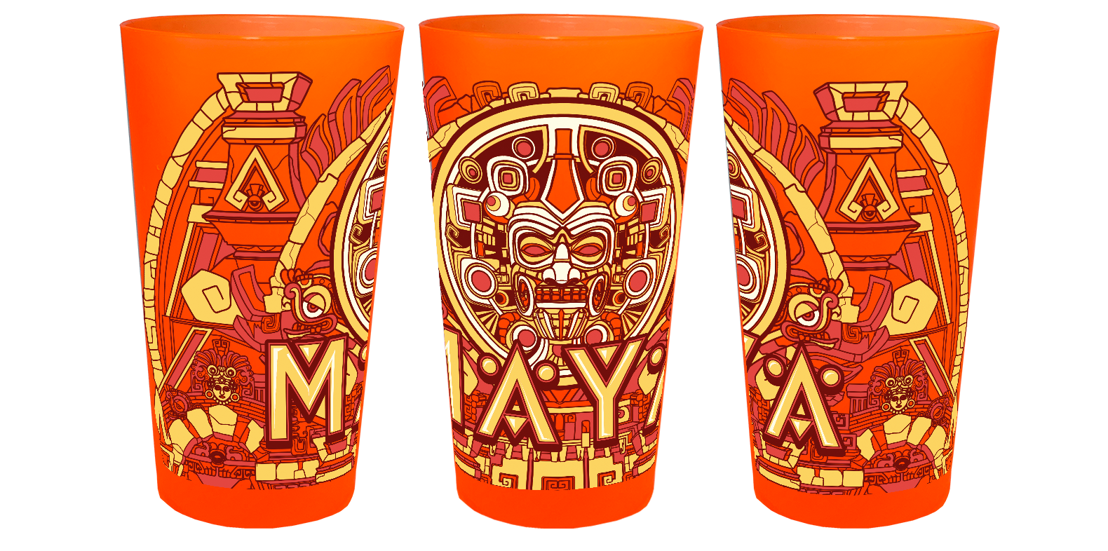 Copo Laranja Maya 2026